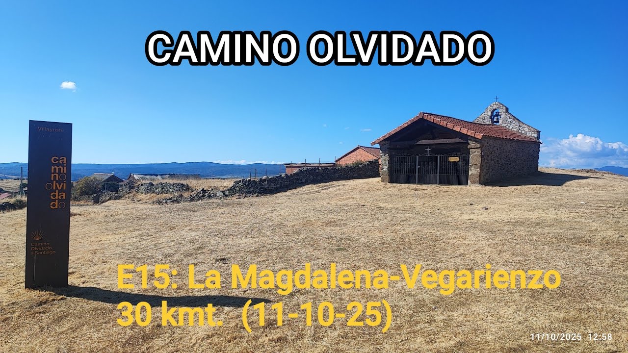 CAMINO OLVIDADO. E15 La Magdalena-Vegarienzo. 30 kmt (11-10-25l