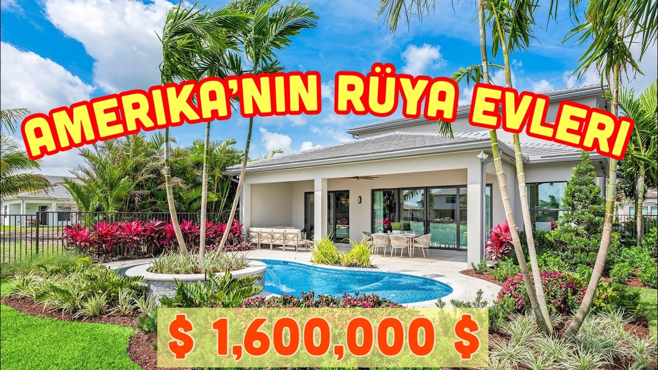 ✔️  AMERİKA’NIN RÜYA EVLERİ 🏡  |  FLORİDA YENİ EV TURU |  Amerikada Yaşam |  MIAMI - BOCA RATON