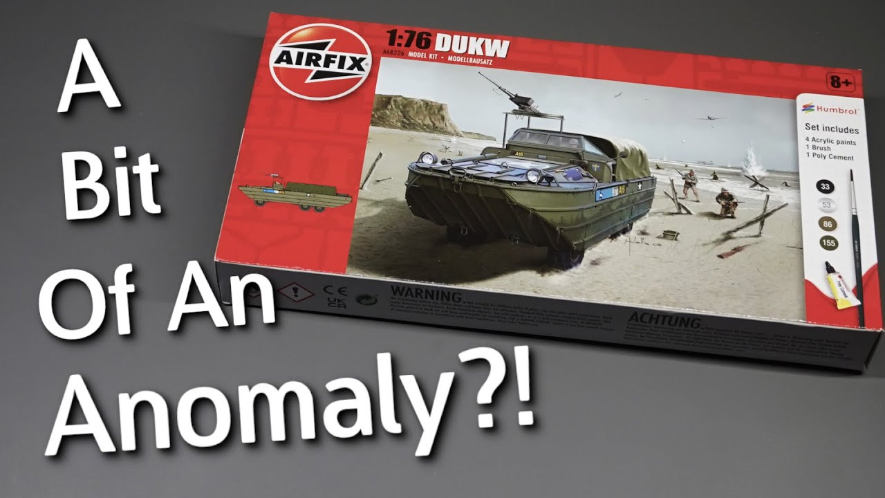 A Bit Of An Anomaly! Airfix DUKW Gift Set Plastic Model Kit In 1/76 Scale - Unboxing Review