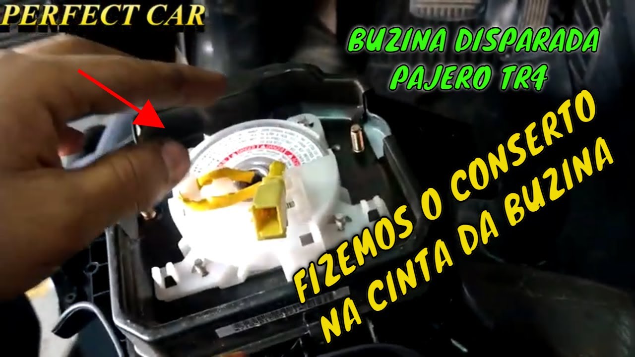Buzina da tr4 disparou, fizemos o conserto da cinta da buzina