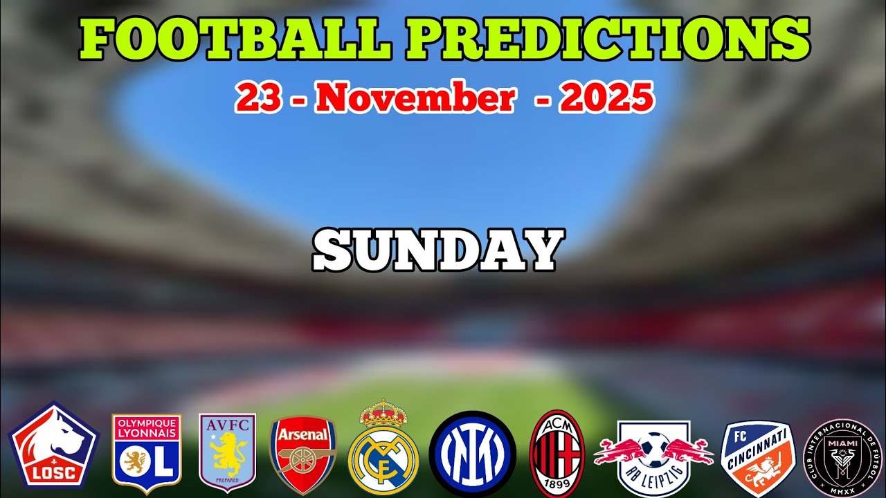 FOOTBALL PREDICTIONS TODAY 23 NOVEMBER | PREMIER LEAGUE | LA LIGA | BUNDESLIGA | GOLDEN PICKS PLUS