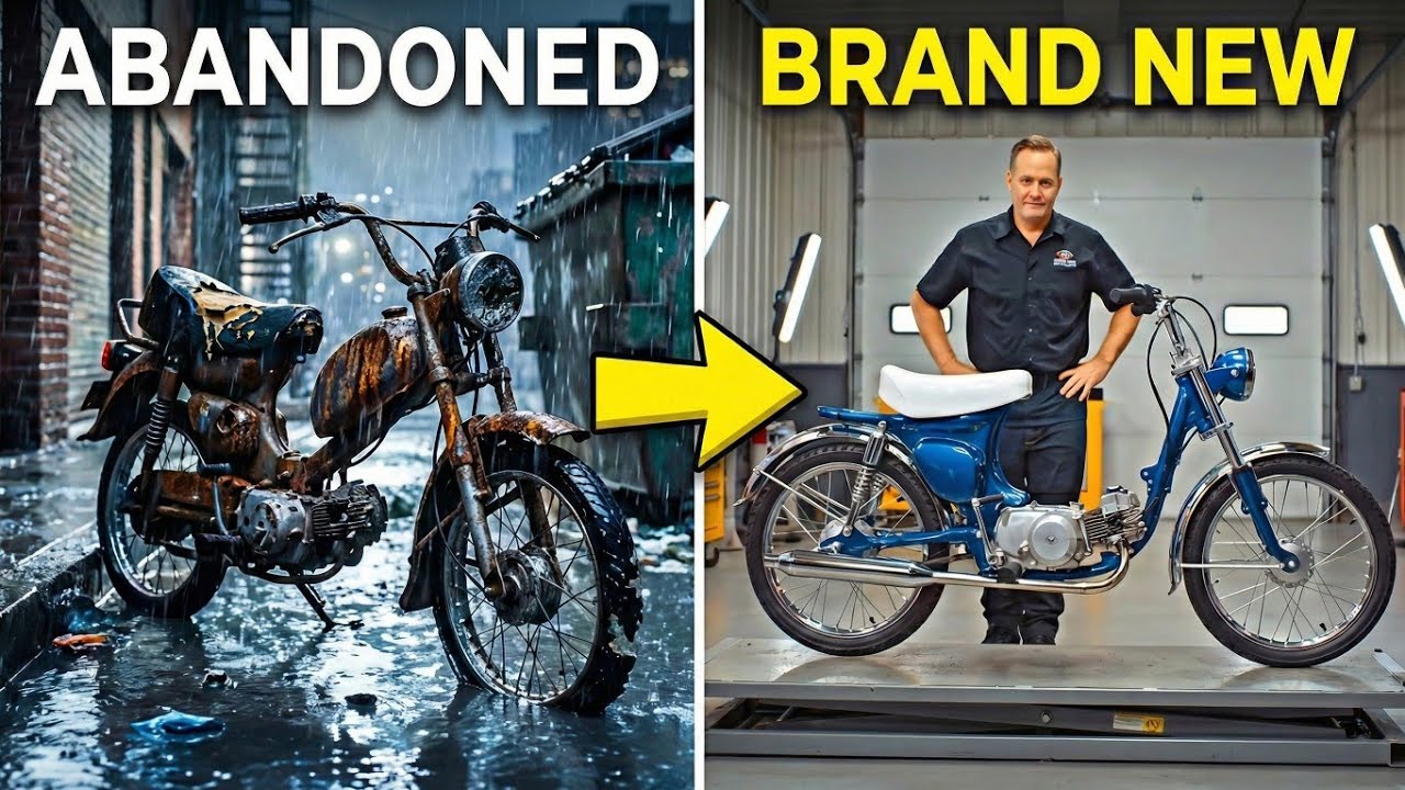 Restoring a DESTROYED Motorcycle Found in a Dumpster | Full Transformation