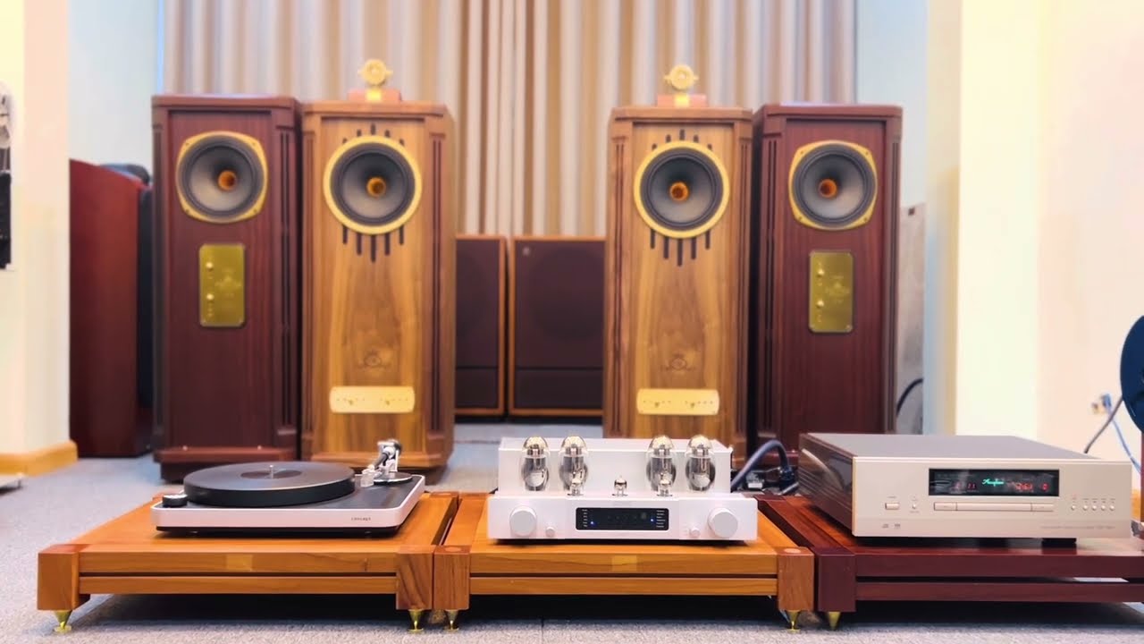 Chia sẻ với anh em phối ghép loa Tannoy Kensington SE cùng amply Octave V80SE cùng Accuphase DP560