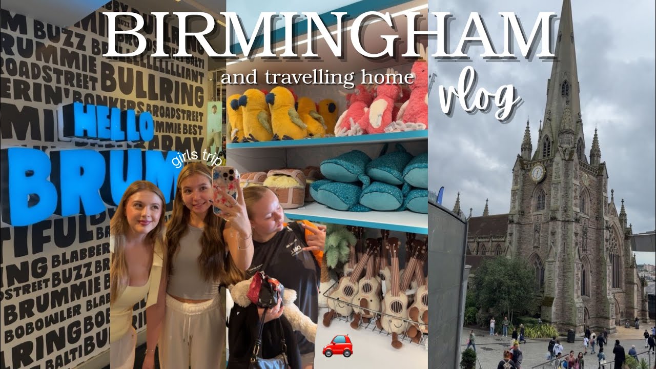 BIRMINGHAM - BULLRING SHOPPING & DRIVING HOME VLOG🚗🛍️