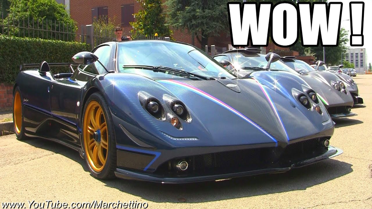 EPIC Pagani Event Sounds - Huayra, Zonda Cinque, Tricolore, F & More!
