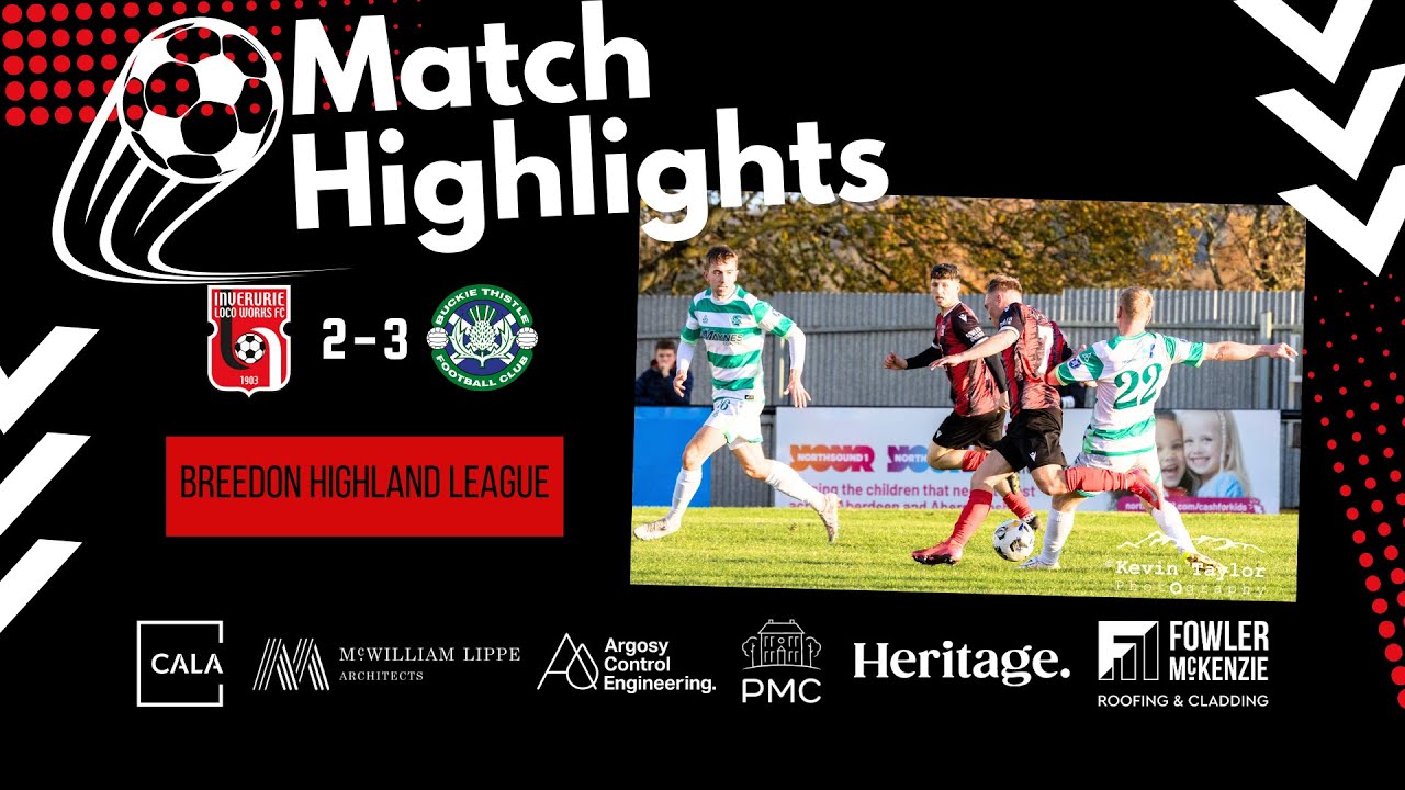 Inverurie Locos vs Buckie Thistle 01.11.25