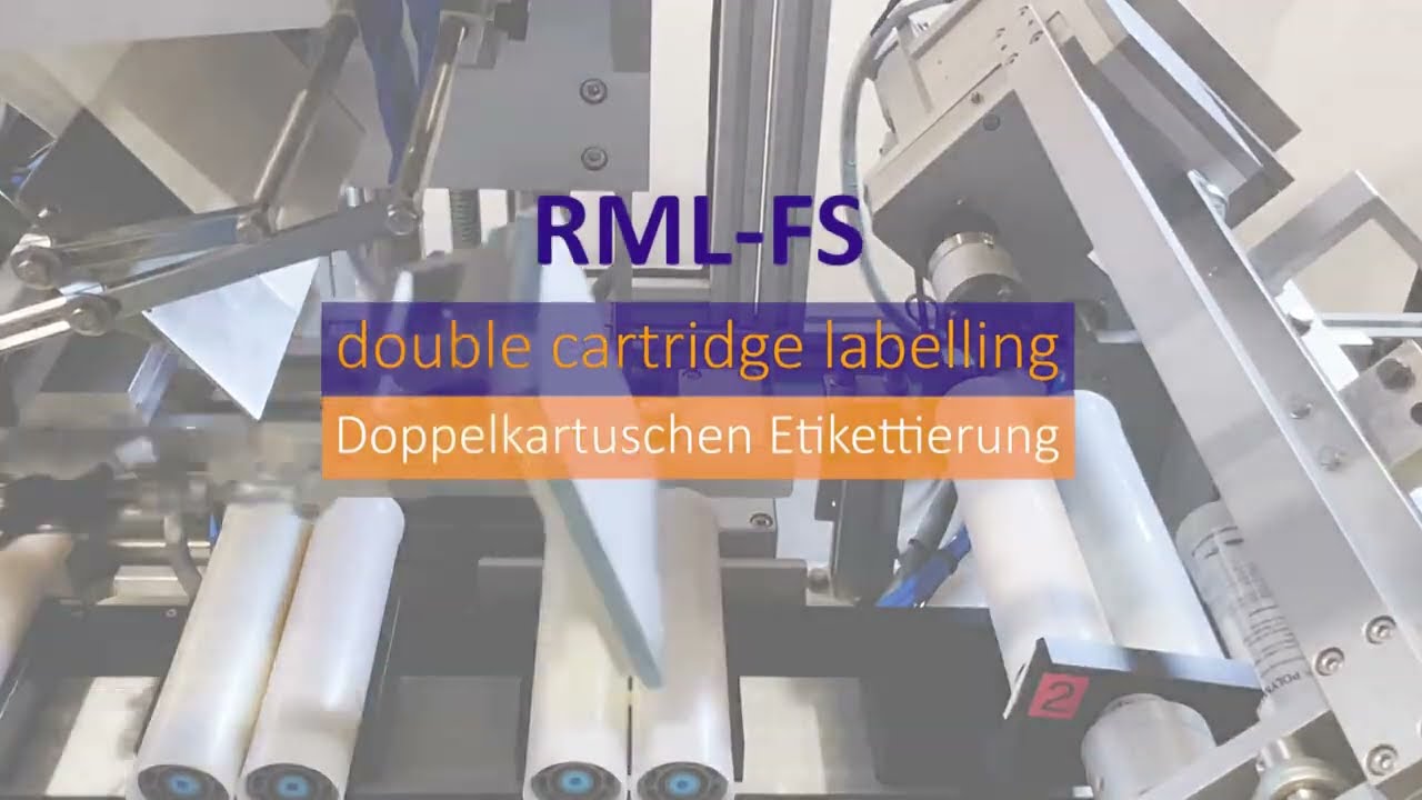 RML Dual Cartridge labelling machine