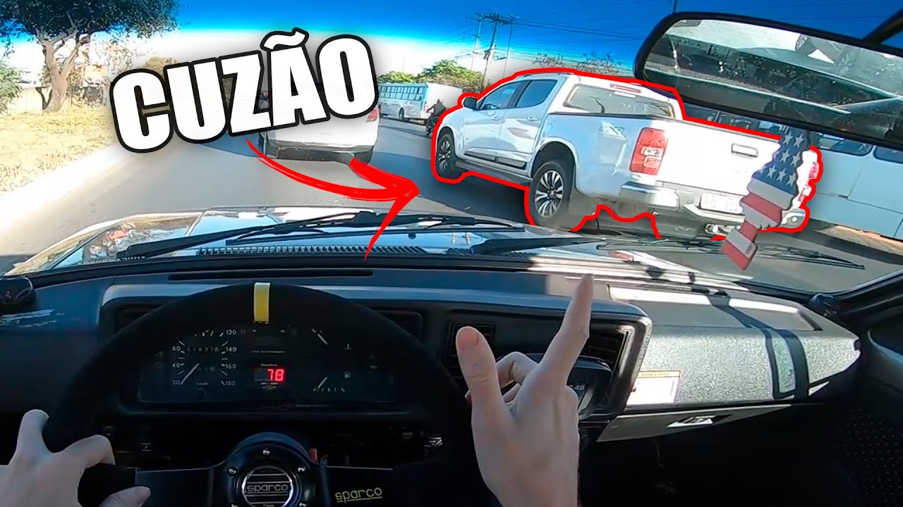Dirigindo o Chevette Turbo no TRANSITO com muita CONSCIÊNCIA e RESPEITO
