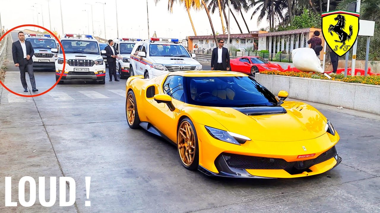 NEW SUPERCARS OF MUMBAI 4K | India | Ferrari 296Speciale, Porsche 992GT3RS Manthey, Lamborghini Urus