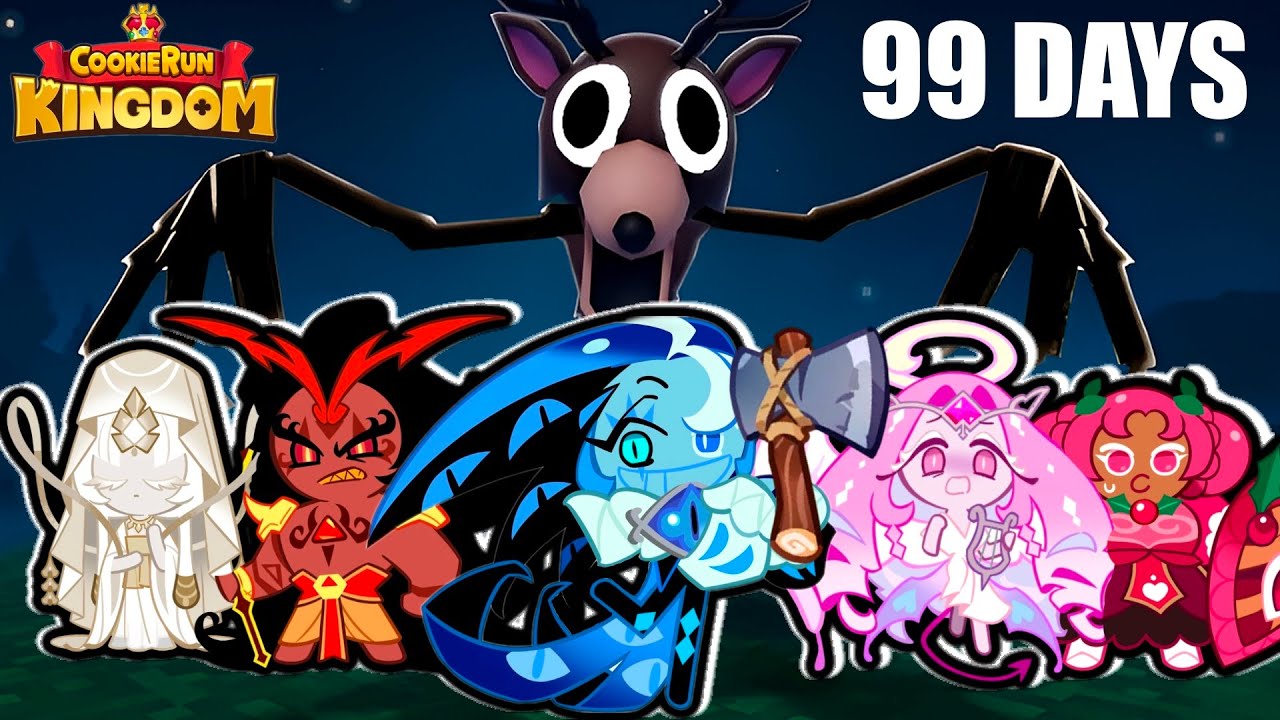 Shadow milk cookie & Beasts in 99 nights in the forest?! [ANIMATION] COOKIE RUN KINGDOM