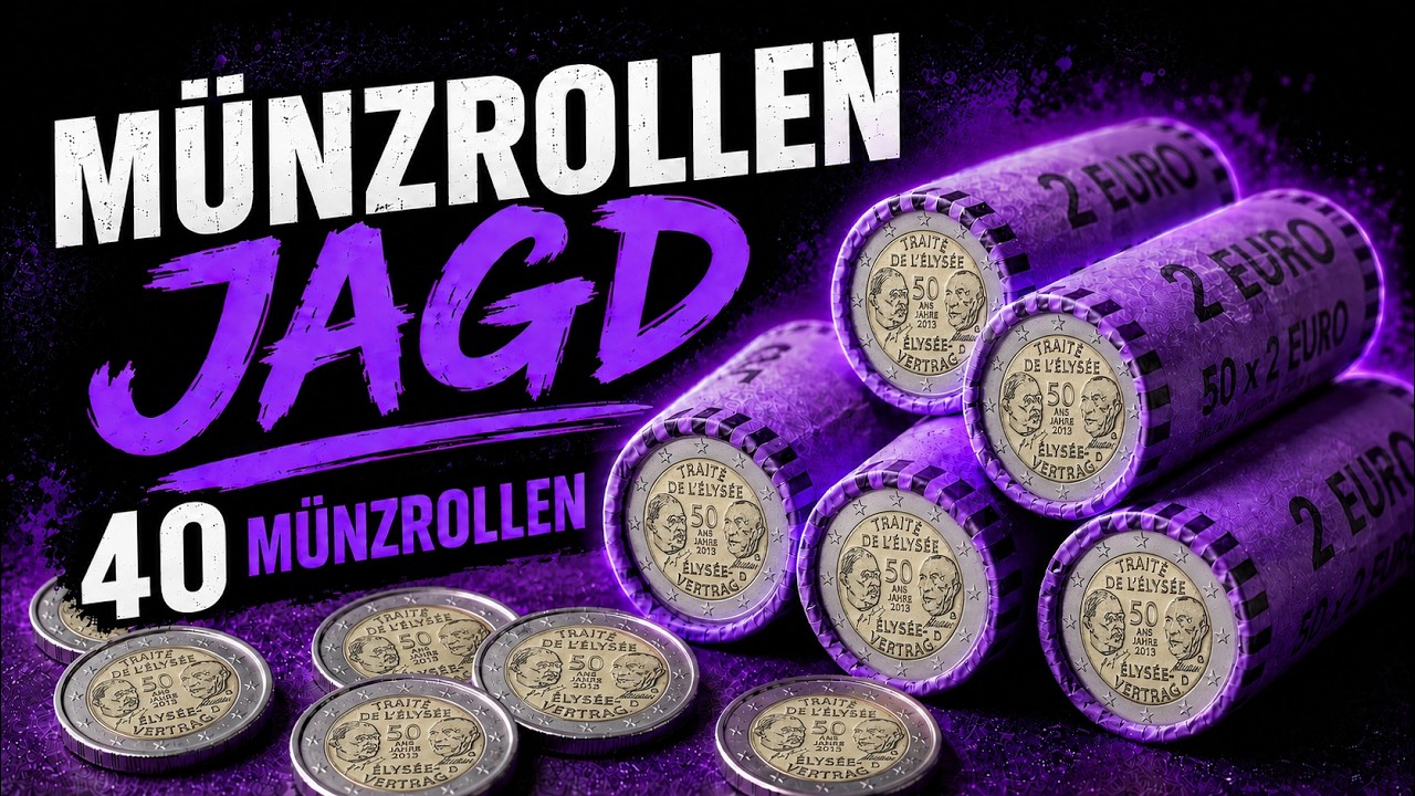 Münzrollenjagd 40x 2Euro #21 (Seltener fund aus Malta)