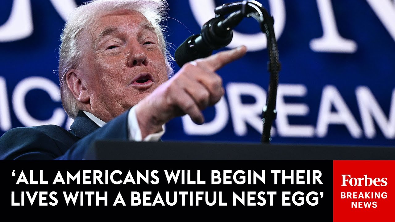 BREAKING NEWS: President Trump Touts 'Trump Accounts' At Summit In Washington, D.C.