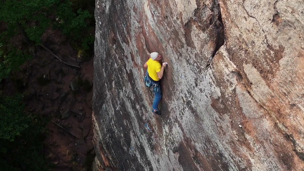 Climbing Pfalz Classics, Nonnenfels, Im Westen nichts Neues 9- (7b+)