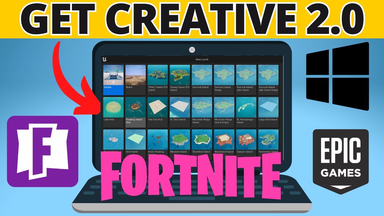 How To Get Fortnite Creative 2.0 on PC & Laptop - Download Unreal Editor for Fortnite