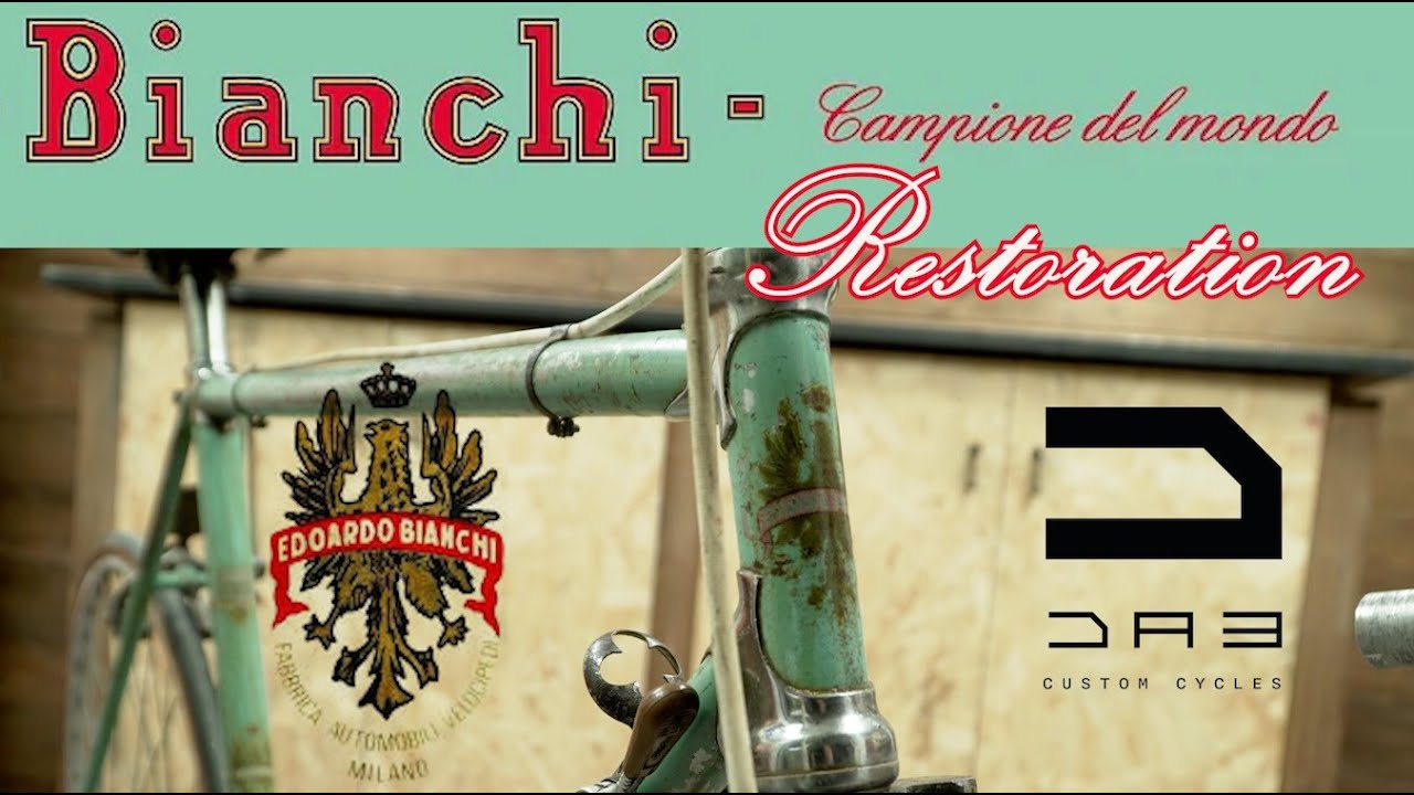 Restoration Bianchi Campione del mondo 50's 