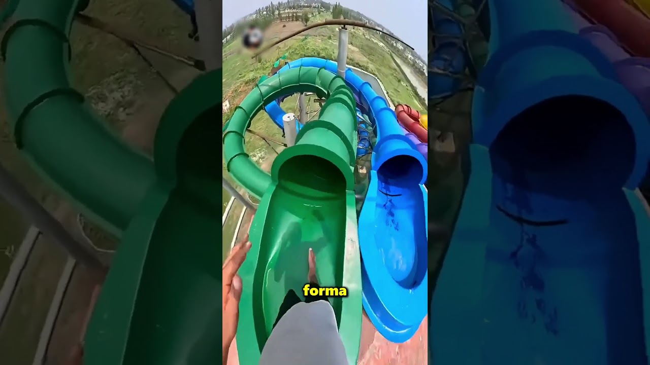 El Chico Se Qued&oacute; Atrapado En Este Tobog&aacute;n Acu&aacute;tico 😨