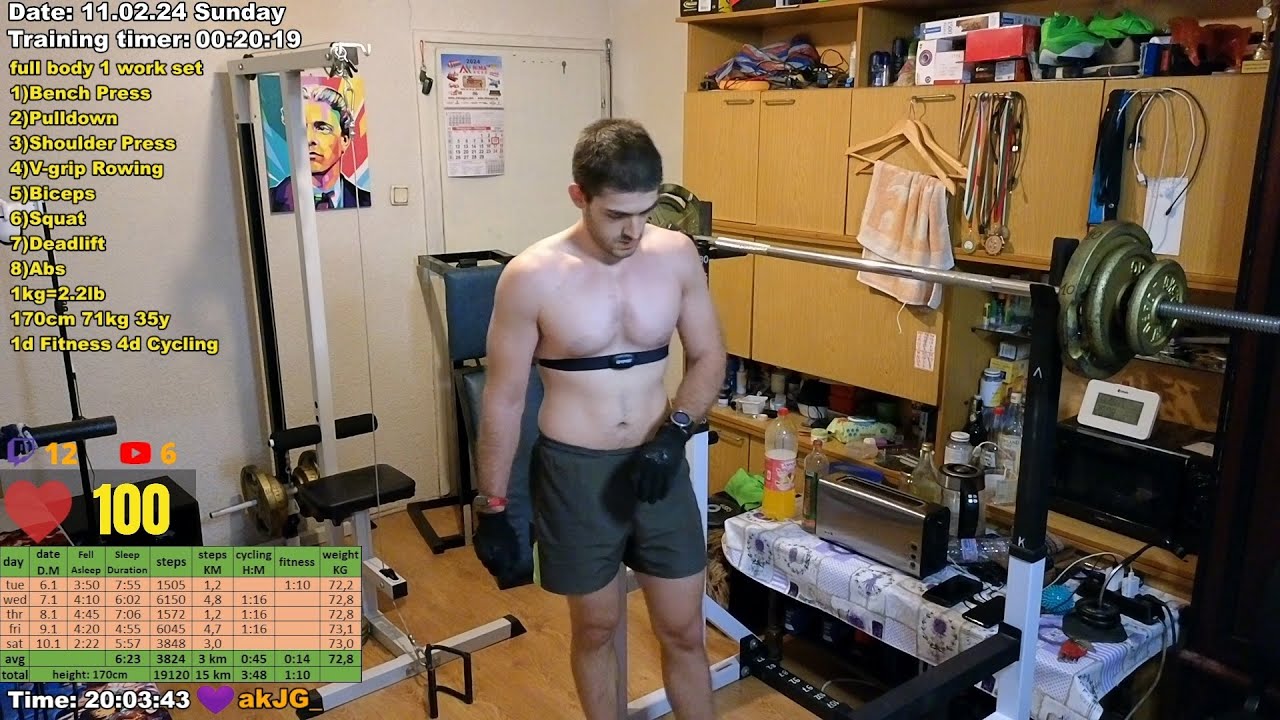 Fitness Workout Live Stream 11.02.2024 fiv
