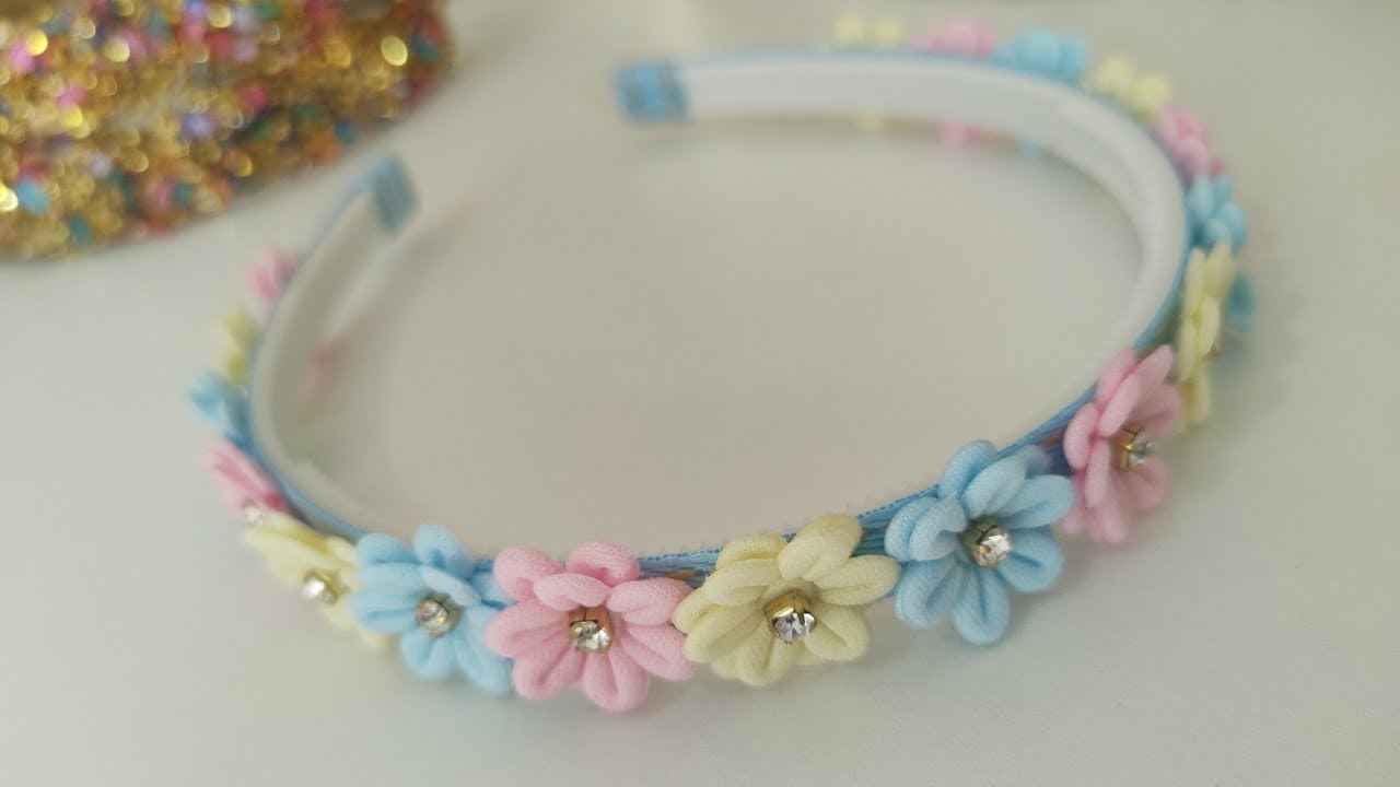 Tiara Infantil Jardim de Flores 🌹Mais um Tutorial FÁCIL e RÁPIDO !