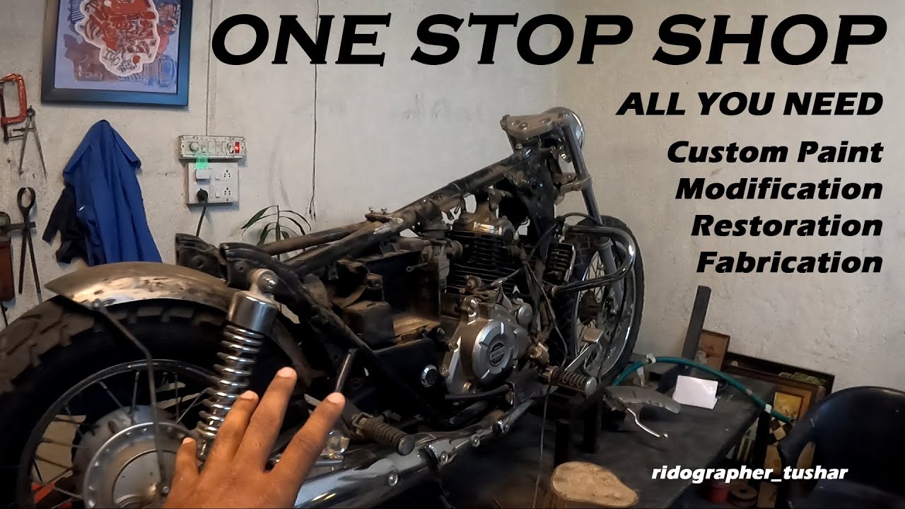 One Stop Shop for your Bike | VP Designs Workshop | Pune | Ridographer Tushar