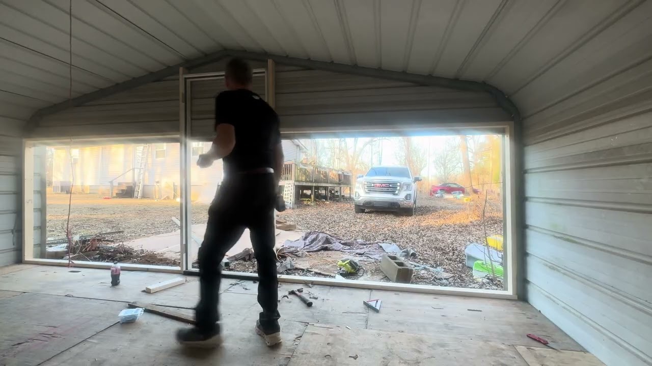 От навеса для машины до мужской берлоги (Часть 16)