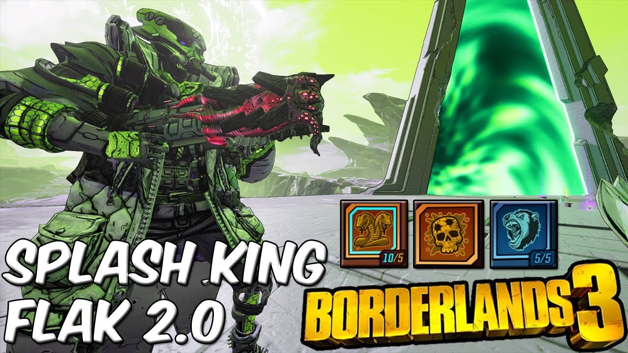 Splash King FL4K 2.0 - My STRONGEST Build Yet! [Level 53 Mayhem 4 Build] | Borderlands 3