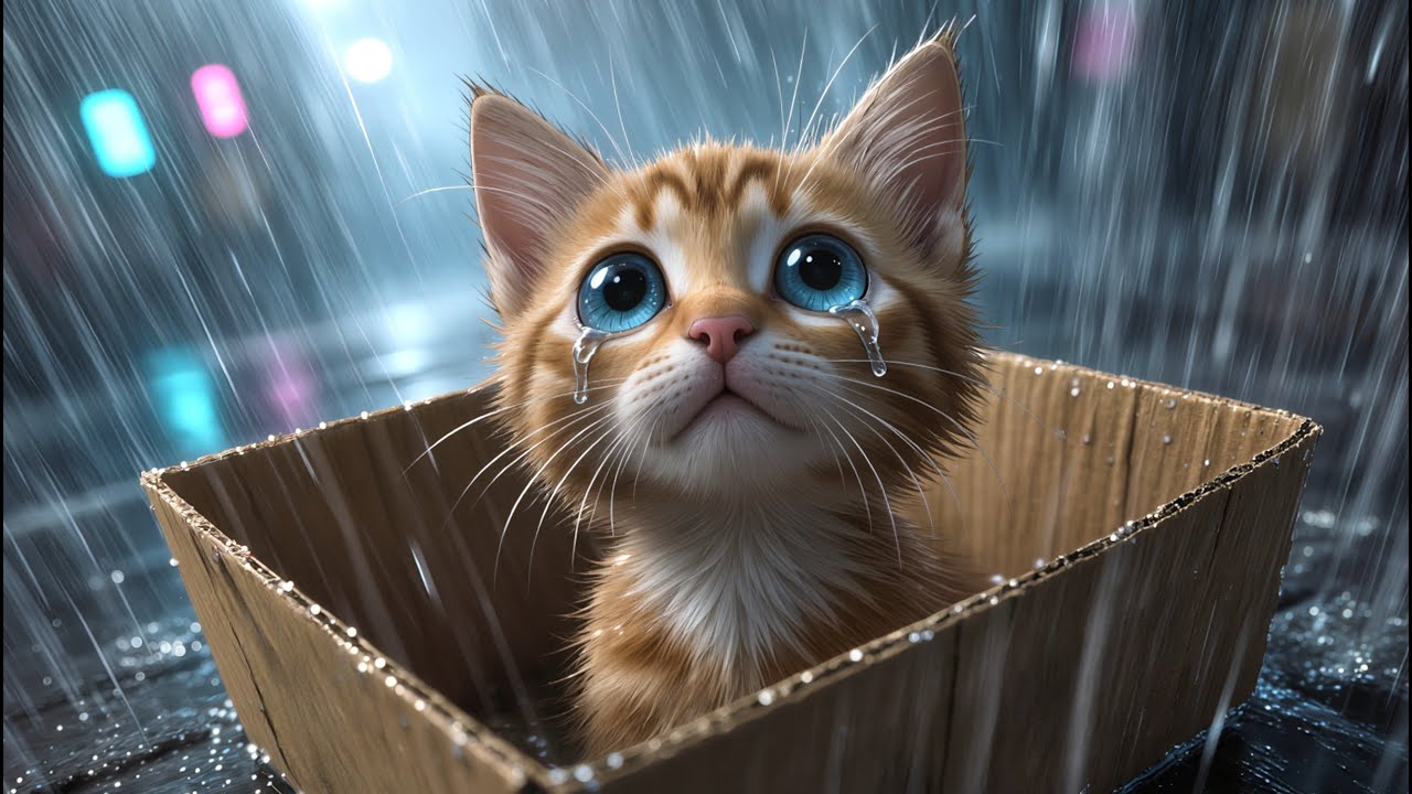 Mama Cat| Kitten thought they’d come back for him… 💔😿