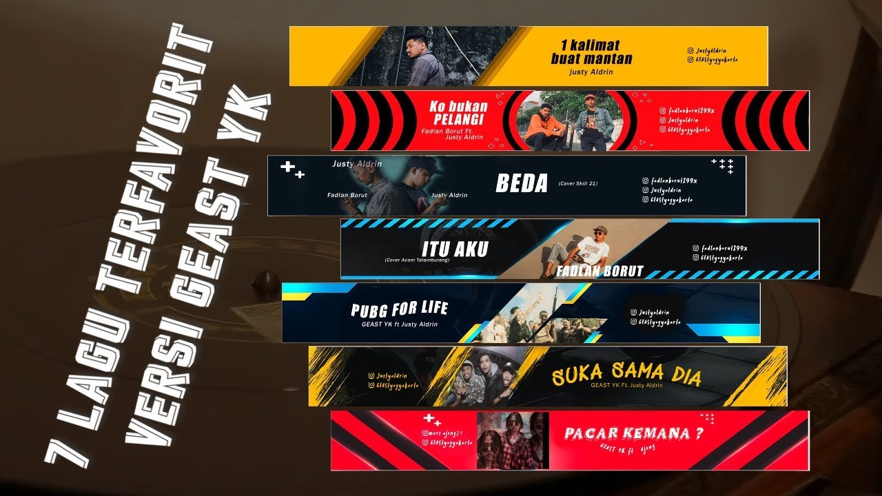 7 LAGU TER FAVORIT ( versi GEAST YK )