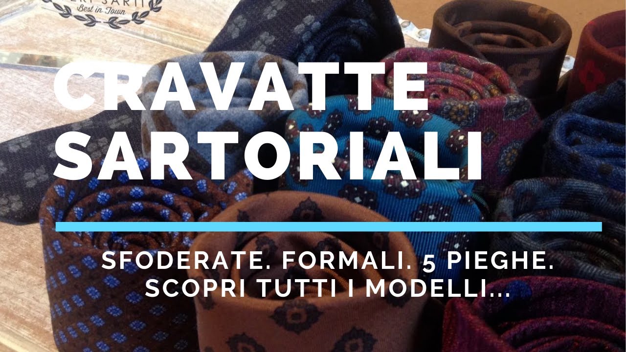 CRAVATTE SARTORIALI in sartoria