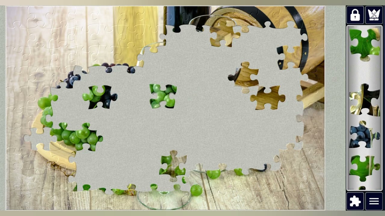 Grapes and wine//jigsaw puzzles craft 🧩🧩//Amazing puzzles Art 🧩//fun with puzzles 🧩//puzzles Art🧩🧩//