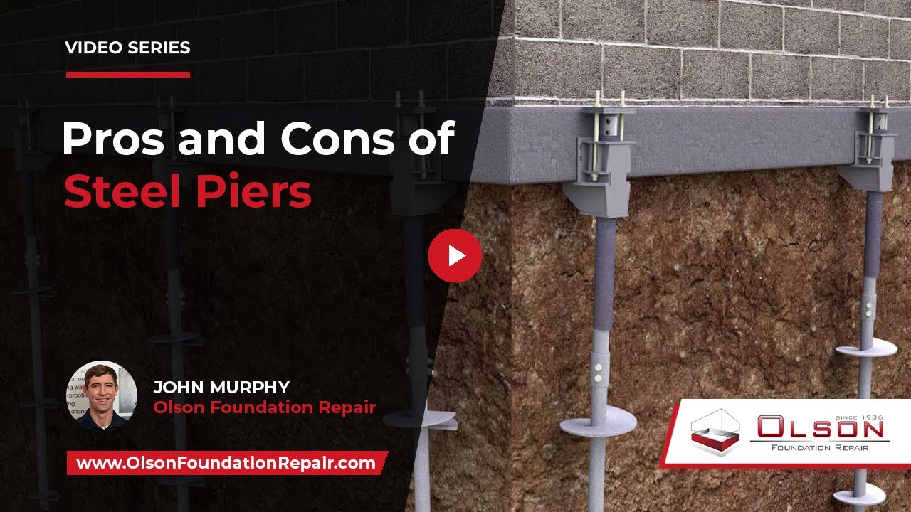What are the Pros and Cons of Steel Piers? | Olson Foundation Repair