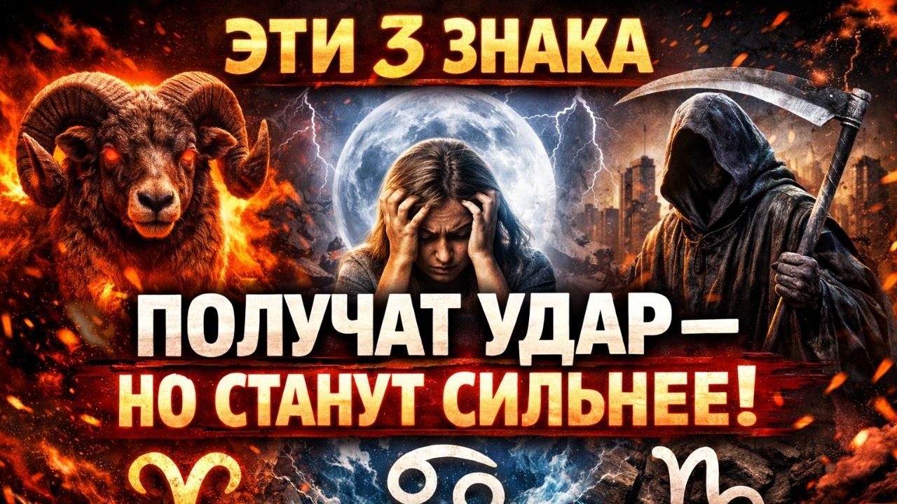 ЭТИ 3 ЗНАКА ПОЛУЧАТ УДАР — НО СТАНУТ СИЛЬНЕЕ