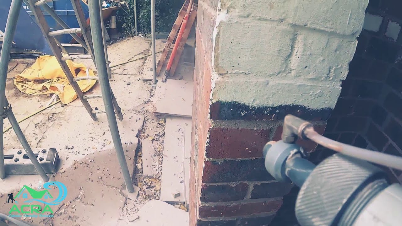 Sandblasting brickwork in London