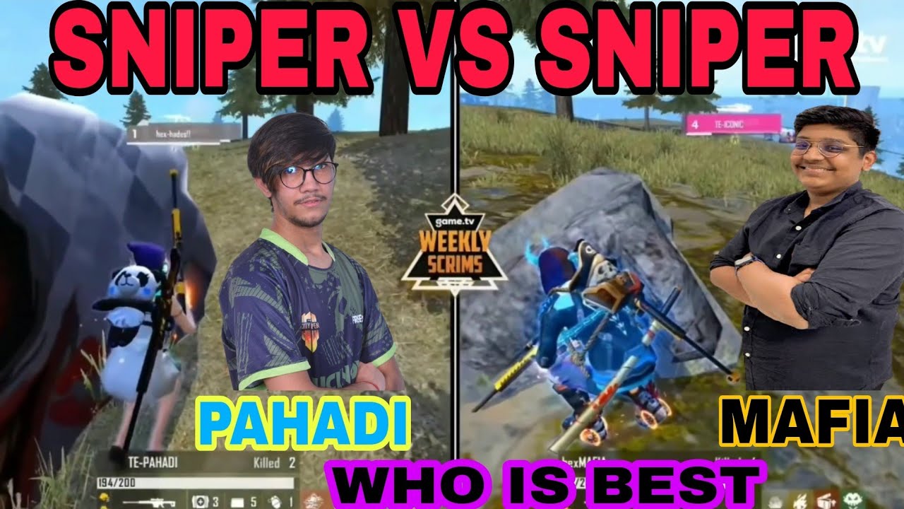 🏹 TE-PAHADI VS HEX-MAFIA SNIPER BATTLE || SNIPER VS SNIPER WHO WILL WIN  || BEST MOMENTS EVEN ||