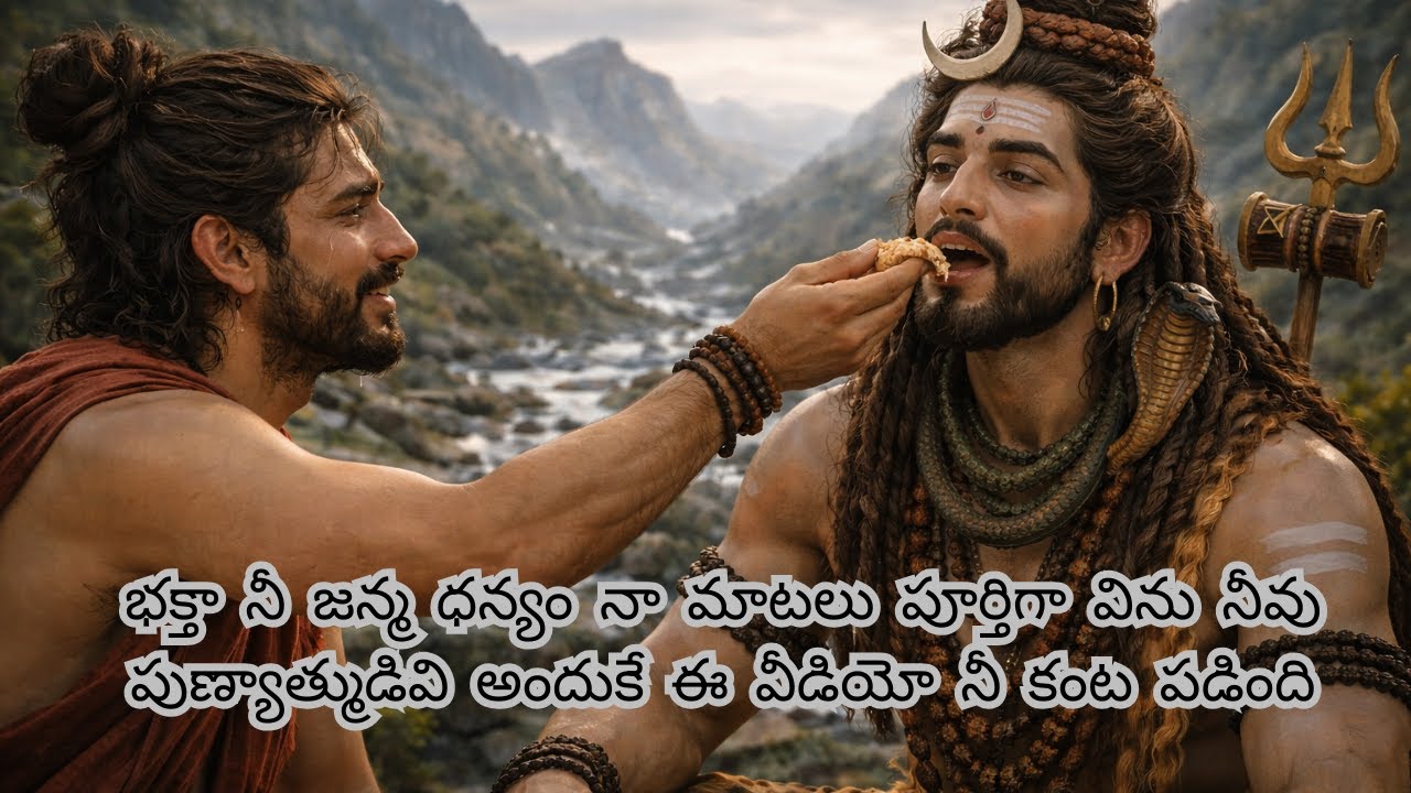 భక్తా నీ జన్మ ధన్యం నా మాటలు పూర్తిగా విను నీవు పుణ్యాత్ముడివి అందుకే ఈ వీడియో నీ కంట పడింది.