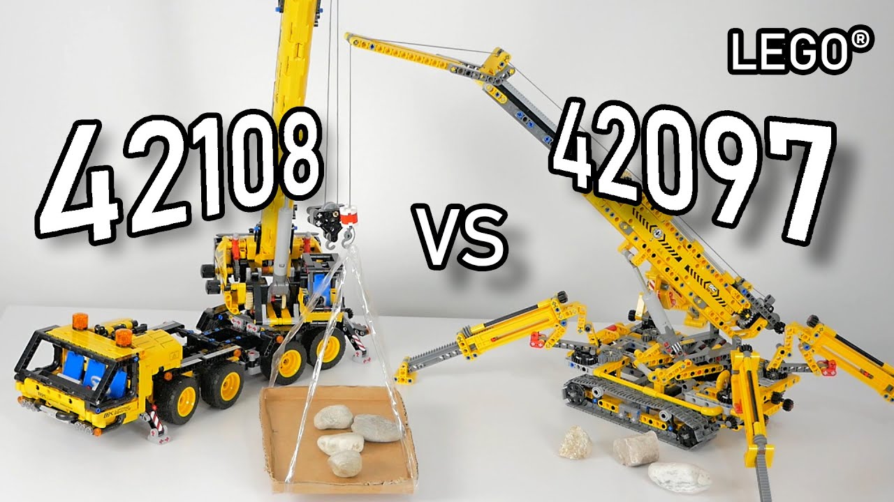 LEGO 42108 vs LEGO 42097 | Better Crane | 42108 vs 42097 Comparison video | Lego Technic Cranes
