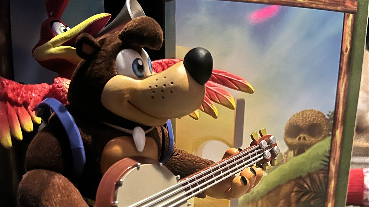 Banjo Kazooie Flocked Premium DNA Toys unboxing, MUST SEE!