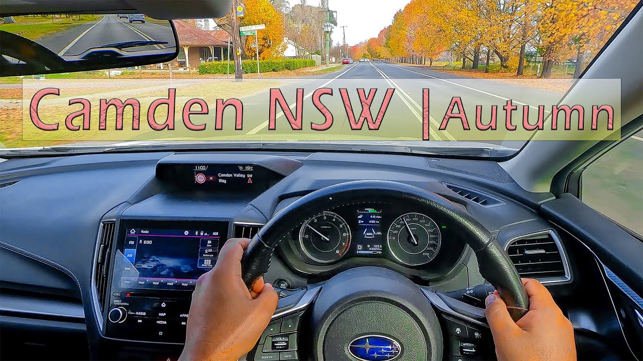 Exploring Camden NSW | Autumn | POV Drive