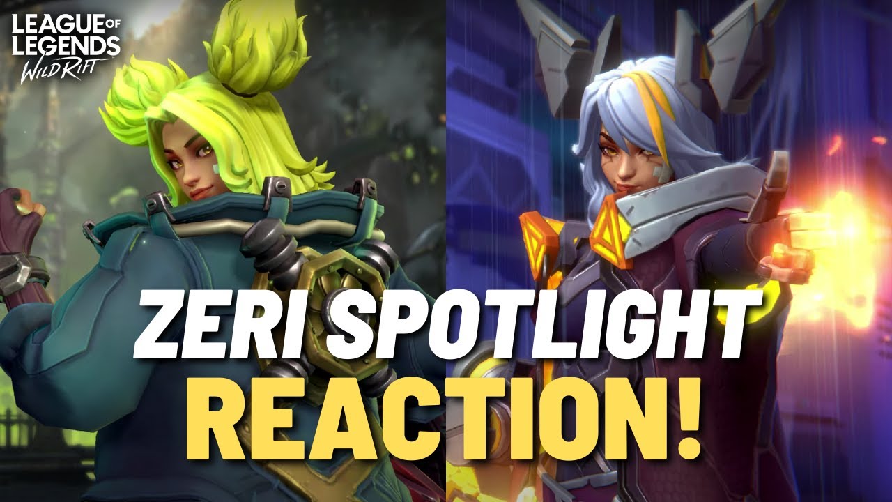 Zeri & PROJECT: Zeri Spotlight REACTION! | Wild Rift