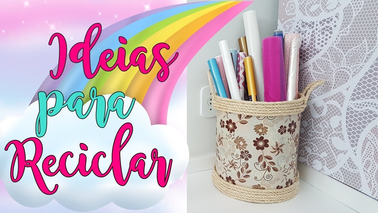 Decoração e Organização para a casa ou Atelier Usando papelão | Viviane Magalhães