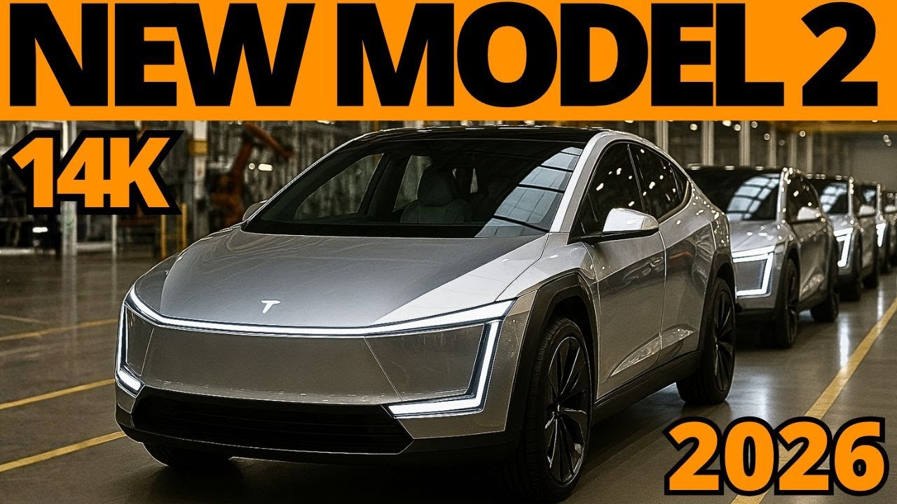 Новая Tesla Model 2 ALUMINUM ION — $14 тыс., салон с искусственным интеллектом, HUD, самообучающе...
