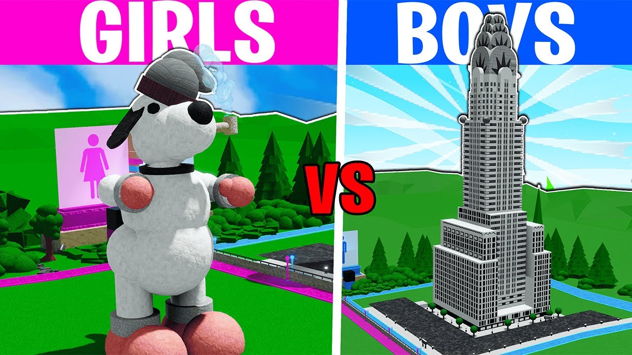 МАЛЬЧИК против ДЕВОЧКИ: Theme Park Tycoon 2: БИТВА! при участии: Kizy