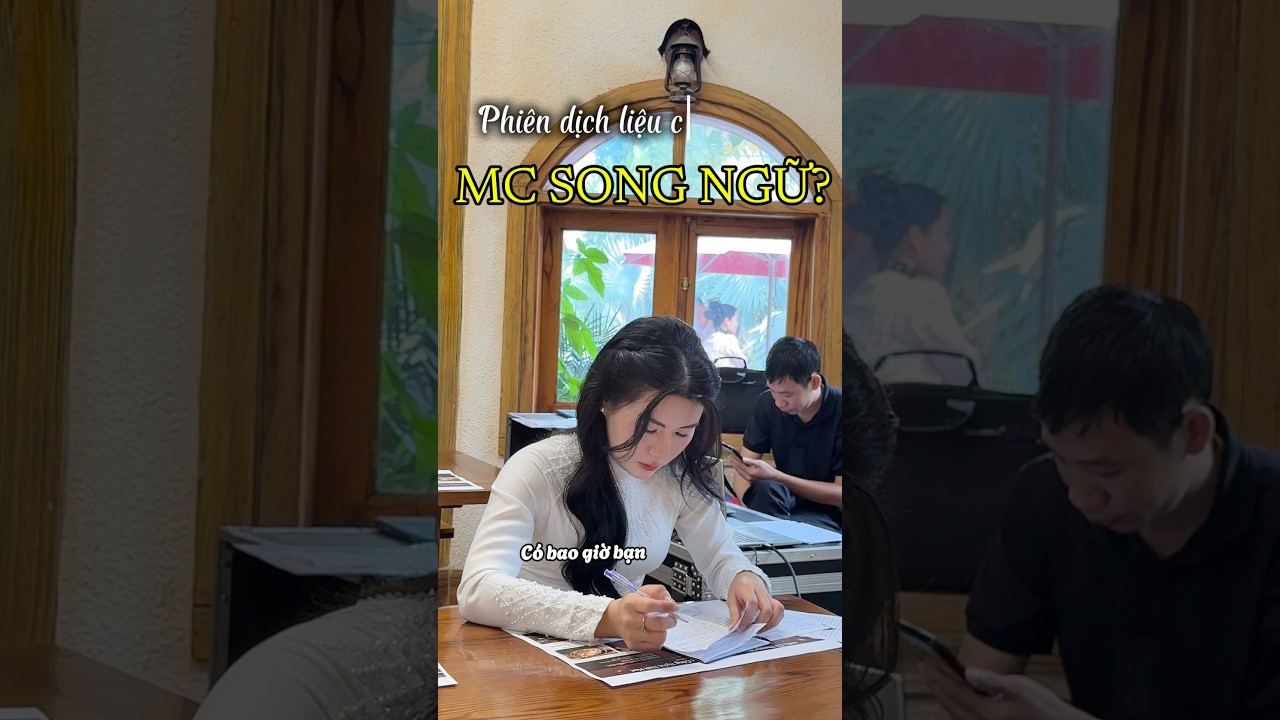 M&igrave;nh b&eacute;n duy&ecirc;n với nghề MC H&agrave;n Việt như thế n&agrave;o? #mchanviet #MCHoangUyen #mchanvietHoangUyen