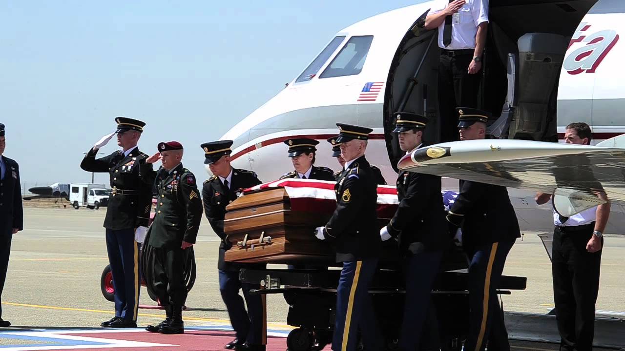 Dignified Transfer of Army Spc. Chase Marta