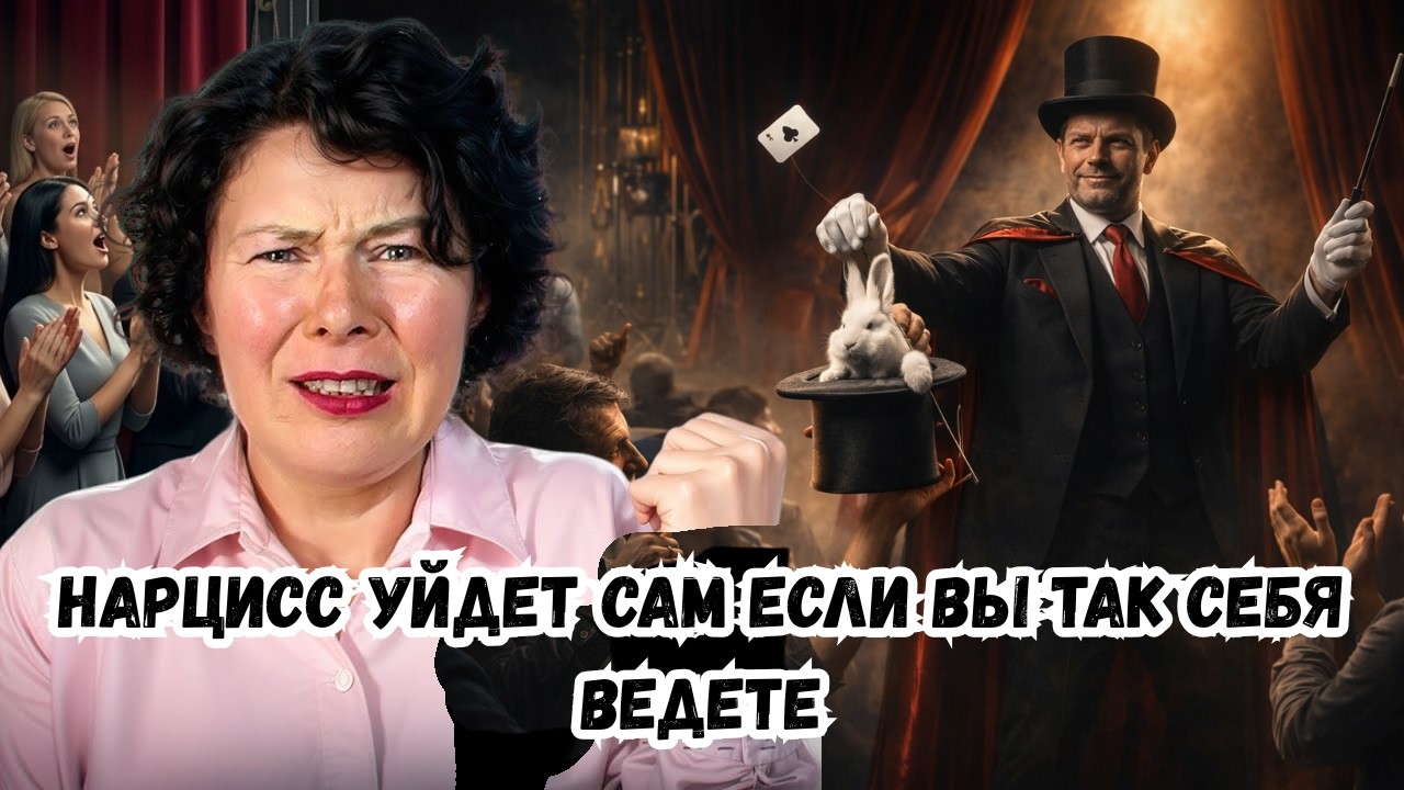 Нарцисс уйдет сам если вы так себя ведете