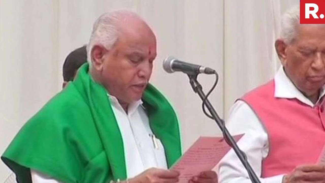 BJP's BS Yeddyurappa Sworn-In As 23rd Chief Minister Of Karnataka #CMYeddyurappa