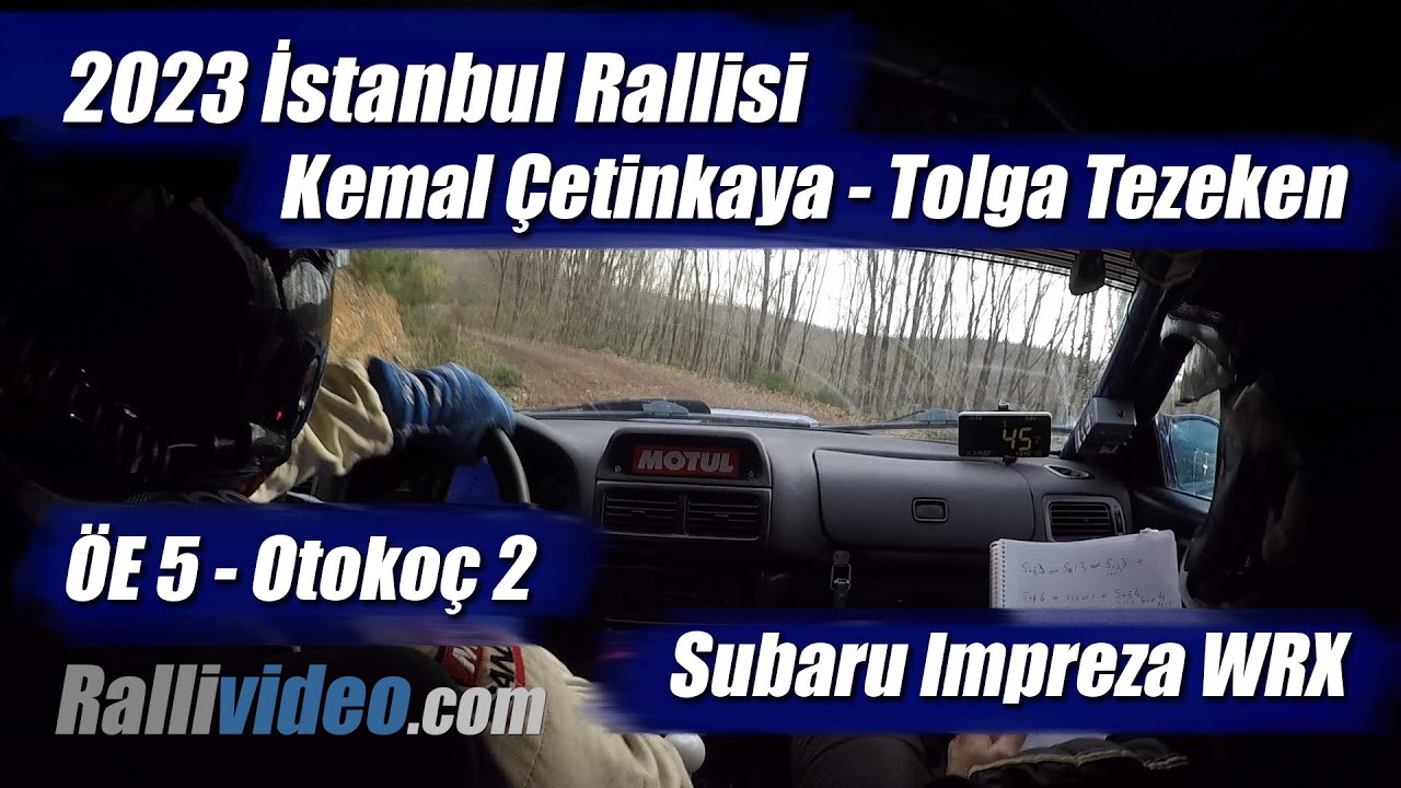 INCAR // 2023 İstanbul Rallisi / Kemal Çetinkaya -Tolga Tezeken / ÖE 5 - Otokoç 2