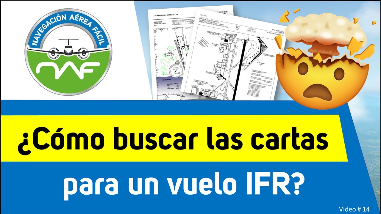 Aprende cómo y dónde buscar las cartas para un vuelo IFR