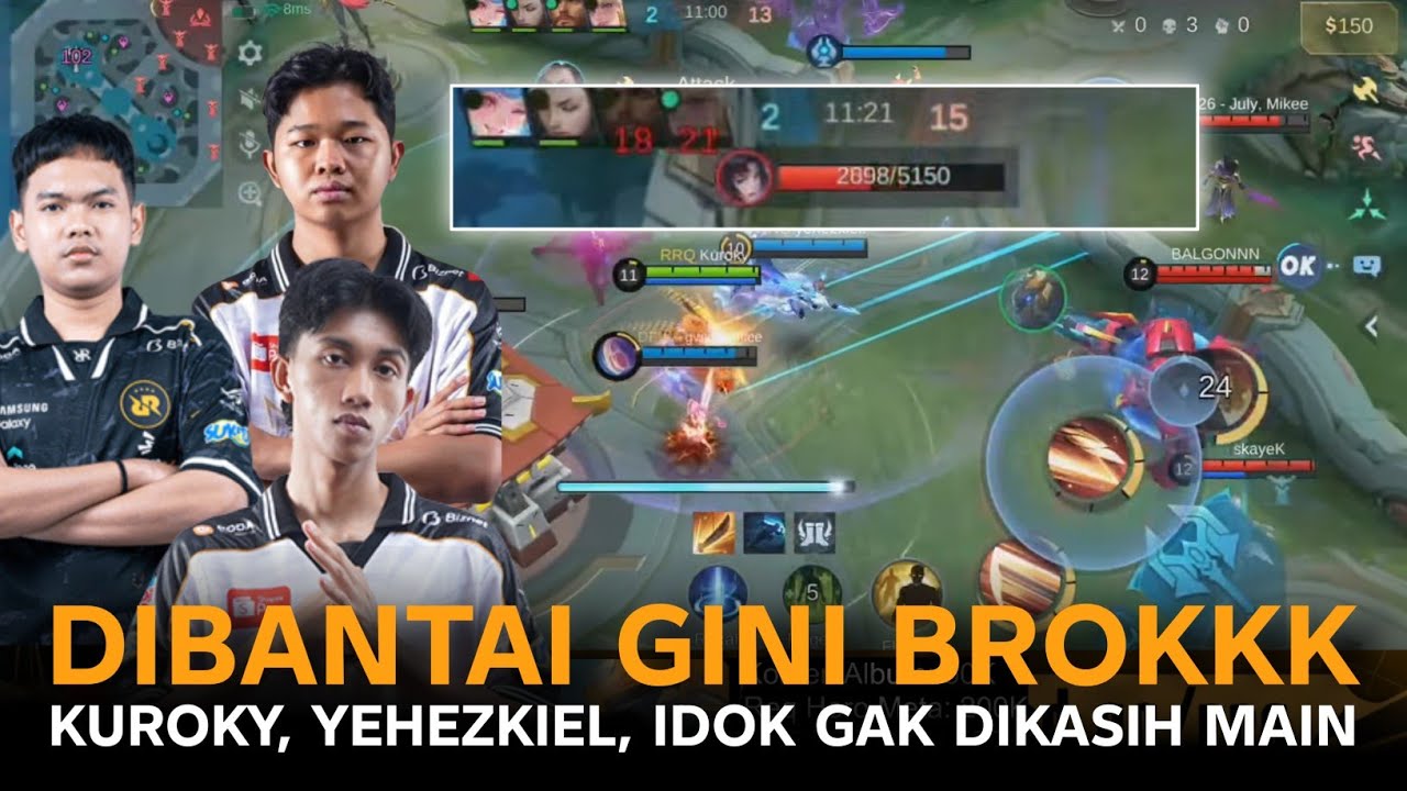 KUROKY, IDOK, YEHEZKIEL GAK DIKASIH MAIN DIBANTAI HABIS