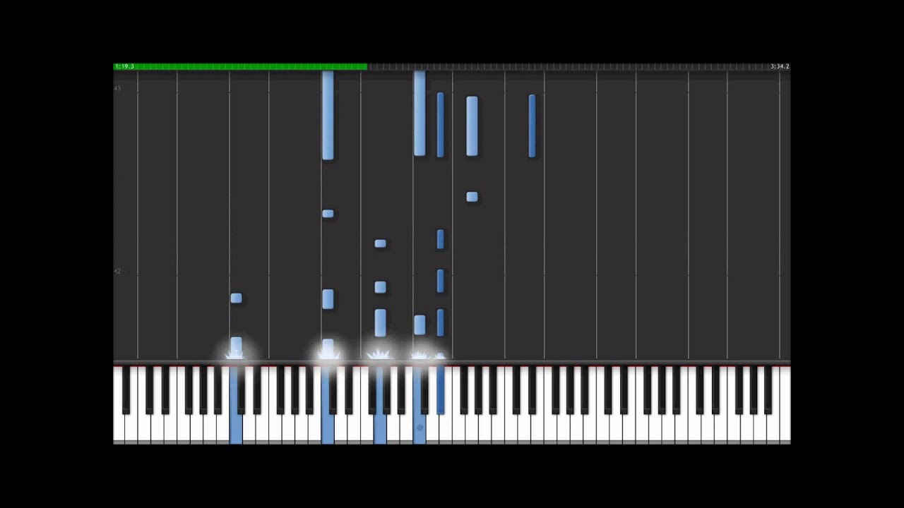 Coldplay - Strawberry Swing - Instrumental Piano Cover (Synthesia Tutorial)