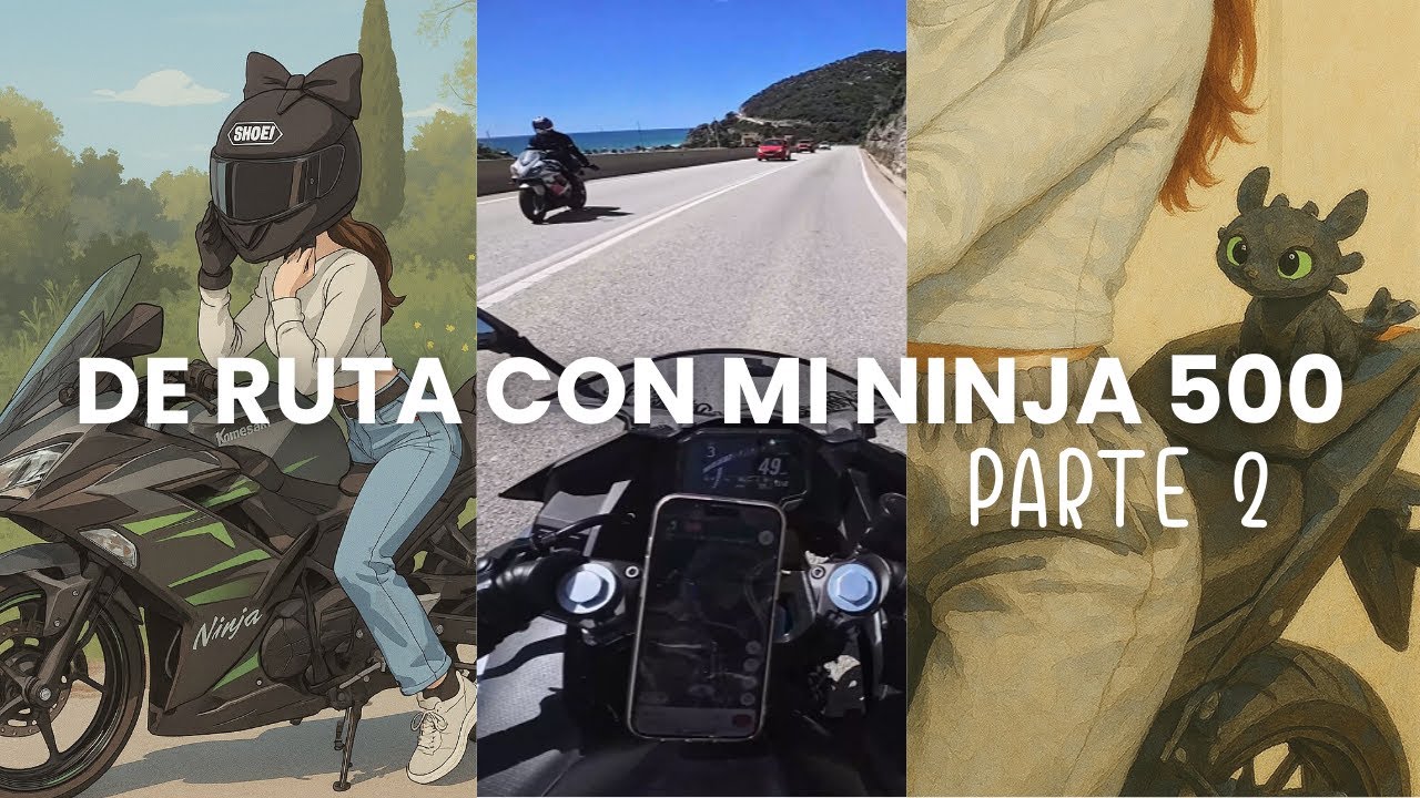 De ruta con mi NINJA 500 | PARTE 2 @ribbonsbike